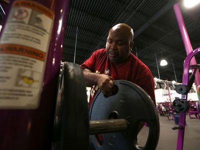 W.C. Blackmon cultivated the habit of giving his all through powerlifting competitions. Here he gets ready for a workout at Planet Fitness in Tallahassee, FL.