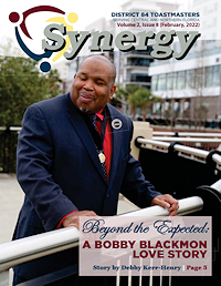 WC Blackmon on the cover of Synergy Magazine, February 2022